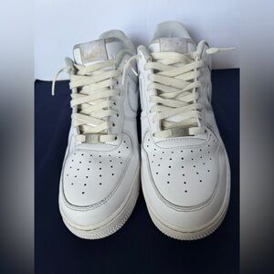 Men’s Low Cut All White Nike Air Force 1’s Size 11.5 Authentic Fast Shipping